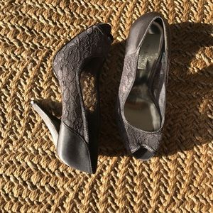 Style & Co Shoes - Grey lace heels Style & Co Shoes - Grey lace heels